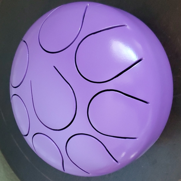 🎉Host Pick🎉🎉 NEW Purple Tongue Drum with 2 mallets New purchase w/o tags - Picture 3 of 7